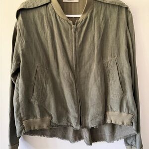 Khaki Bomber Jacket